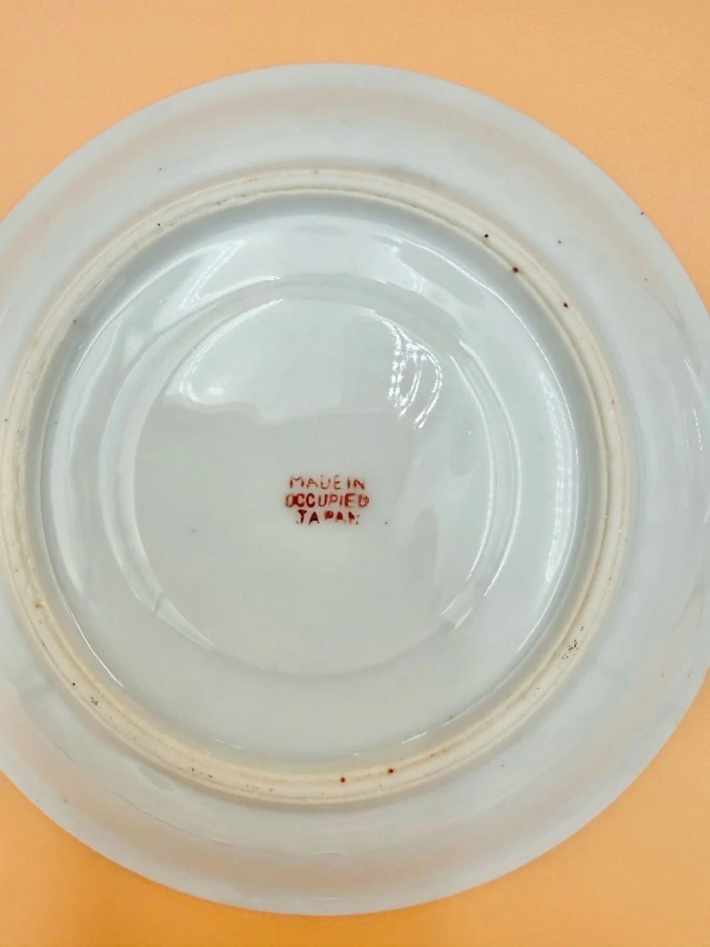 Vintage Made in Occupied Japan Floral Demitasse Tea Cup & Saucer